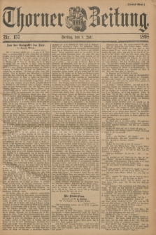 Thorner Zeitung. 1898, Nr. 157 (8 Juli) - Zweites Blatt