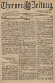Thorner Zeitung : Begründet 1760. 1898, Nr. 161 (13 Juli)