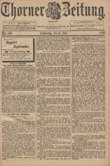 Thorner Zeitung : Begründet 1760. 1898, Nr. 168 (21 Juli)