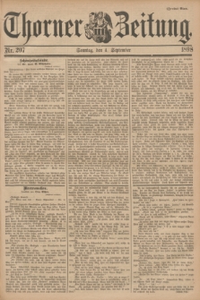 Thorner Zeitung. 1898, Nr. 207 (4 September) - Zweites Blatt