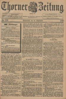 Thorner Zeitung : Begründet 1760. 1898, Nr. 224 (24 September)