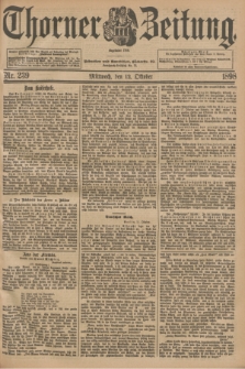 Thorner Zeitung : Begründet 1760. 1898, Nr. 239 (12 Oktober)