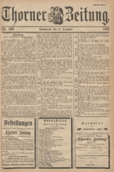 Thorner Zeitung. 1898, Nr. 306 (31 Dezember) - Zweites Blatt