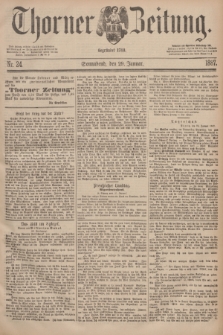 Thorner Zeitung : Begründet 1760. 1887, Nr. 24 (29 Januar)