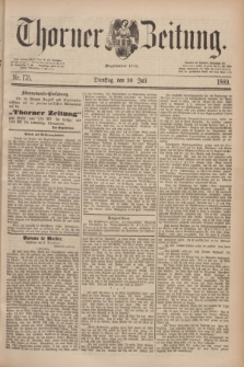 Thorner Zeitung : Begründet 1760. 1889, Nr. 175 (30 Juli)