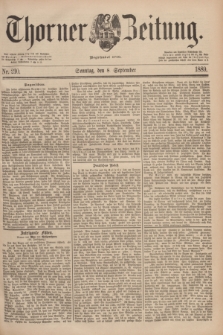 Thorner Zeitung : Begründet 1760. 1889, Nr. 210 (8 September) + dod.
