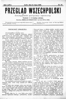 Przegląd Wszechpolski : dwutygodnik polityczny i społeczny. 1895, nr 13