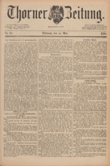 Thorner Zeitung : Begründet 1760. 1890, Nr. 111 (14 Mai)