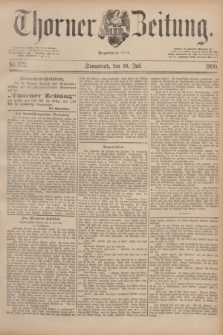 Thorner Zeitung : Begründet 1760. 1890, Nr. 172 (26 Juli)