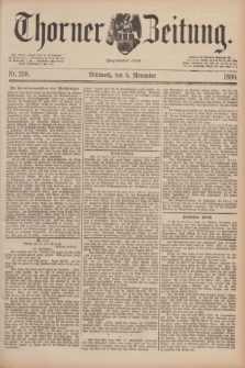 Thorner Zeitung : Begründet 1760. 1890, Nr. 259 (5 November)
