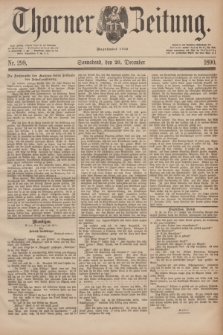 Thorner Zeitung : Begründet 1760. 1890, Nr. 298 (20 December)