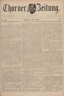 Thorner Zeitung : Begründet 1760. 1891, Nr. 106 (9 Mai)