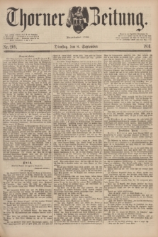 Thorner Zeitung : Begründet 1760. 1891, Nr. 209 (8 September)
