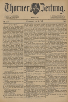 Thorner Zeitung : Begründet 1760. 1892, Nr. 170 (23 Juli)