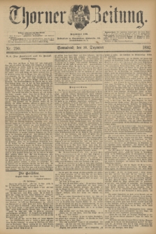 Thorner Zeitung : Begründet 1760. 1892, Nr. 290 (10 Dezember)