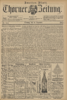 Thorner Zeitung : Begründet 1760. 1892, Nr. 292 (13 Dezember) - Zweites Blatt