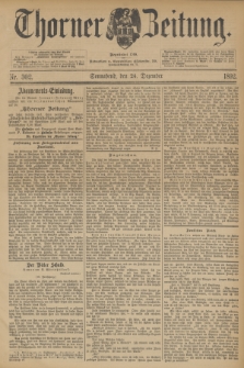Thorner Zeitung : Begründet 1760. 1892, Nr. 302 (24 Dezember)