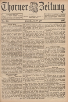 Thorner Zeitung : Begründet 1760. 1893, Nr. 168 (20 Juli)