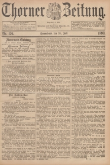 Thorner Zeitung : Begründet 1760. 1893, Nr. 176 (29 Juli)