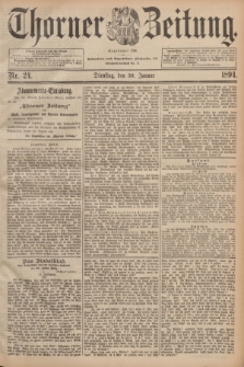 Thorner Zeitung : Begründet 1760. 1894, Nr. 24 (30 Januar)