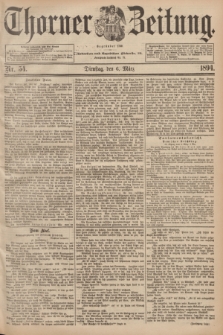 Thorner Zeitung : Begründet 1760. 1894, Nr. 54 (6 März)