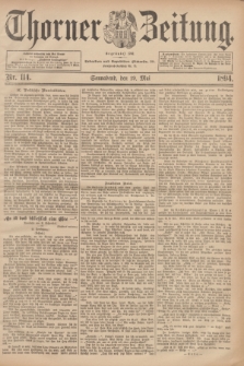Thorner Zeitung : Begründet 1760. 1894, Nr. 114 (19 Mai)