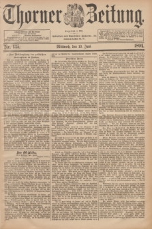 Thorner Zeitung : Begründet 1760. 1894, Nr. 135 (13 Juni)