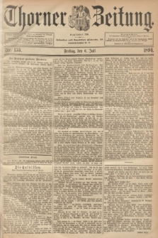 Thorner Zeitung : Begründet 1760. 1894, Nr. 155 (6 Juli)