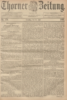 Thorner Zeitung : Begründet 1760. 1894, Nr. 176 (31 Juli)
