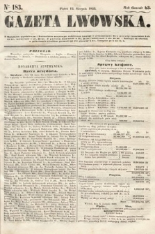 Gazeta Lwowska. 1853, nr 183