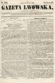 Gazeta Lwowska. 1853, nr 184