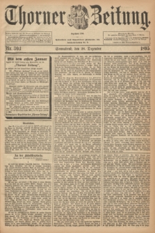 Thorner Zeitung : Begründet 1760. 1895, Nr. 303 (28 Dezember)