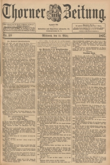 Thorner Zeitung : Begründet 1760. 1897, Nr. 58 (10 März)