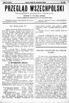 Przegląd Wszechpolski : dwutygodnik polityczny i społeczny. 1895, nr 21