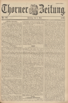 Thorner Zeitung. 1897, Nr. 107 (9 Mai) - Zweites Blatt