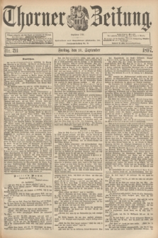 Thorner Zeitung : Begründet 1760. 1897, Nr. 211 (10 September)