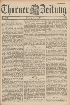 Thorner Zeitung. 1897, Nr. 237 (10 October) - Zweites Blatt