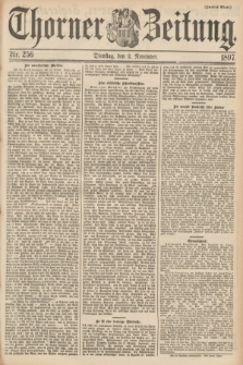 Thorner Zeitung. 1897, Nr. 256 (2 November) - Zweites Blatt