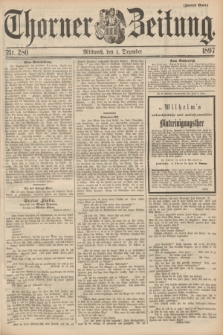 Thorner Zeitung. 1897, Nr. 280 (1 Dezember) - Zweites Blatt