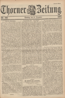 Thorner Zeitung. 1897, Nr. 296 (19 Dezember) - Zweites Blatt