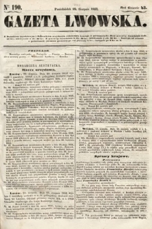 Gazeta Lwowska. 1853, nr 190