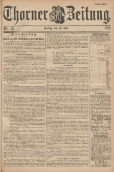 Thorner Zeitung. 1899, Nr. 121 (26 Mai) - Zweites Blatt