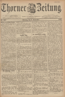 Thorner Zeitung : Begründet 1760. 1899, Nr. 207 (3 September) - Erstes Blatt