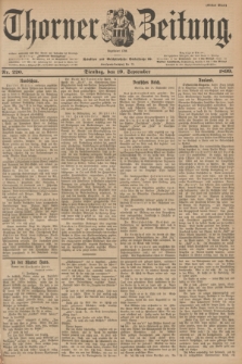 Thorner Zeitung : Begründet 1760. 1899, Nr. 220 (19 September)