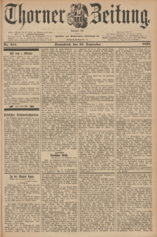 Thorner Zeitung : Begründet 1760. 1899, Nr. 224 (23 September)