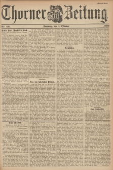 Thorner Zeitung : Begründet 1760. 1899, Nr. 231 (1 Oktober) - Zweites Blatt