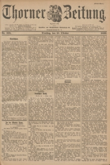 Thorner Zeitung : Begründet 1760. 1899, Nr. 238 (10 Oktober) - Erstes Blatt