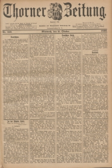 Thorner Zeitung : Begründet 1760. 1899, Nr. 239 (11 Oktober)
