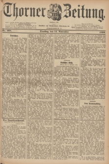 Thorner Zeitung : Begründet 1760. 1899, Nr. 268 (14 November)