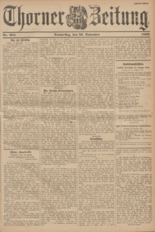 Thorner Zeitung. 1899, Nr. 281 (30 November) - Zweites Blatt